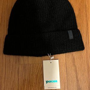 Black Paca Unisex Beanie (NWT)- Made of Baby Alpaca Fur